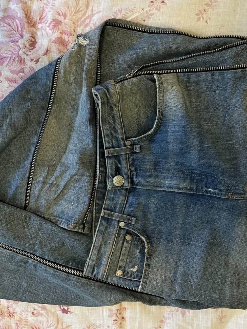 Rag and Bone Ruth Super High Rise Ankle Wide Leg ZIPPER EDGE SIZE 27